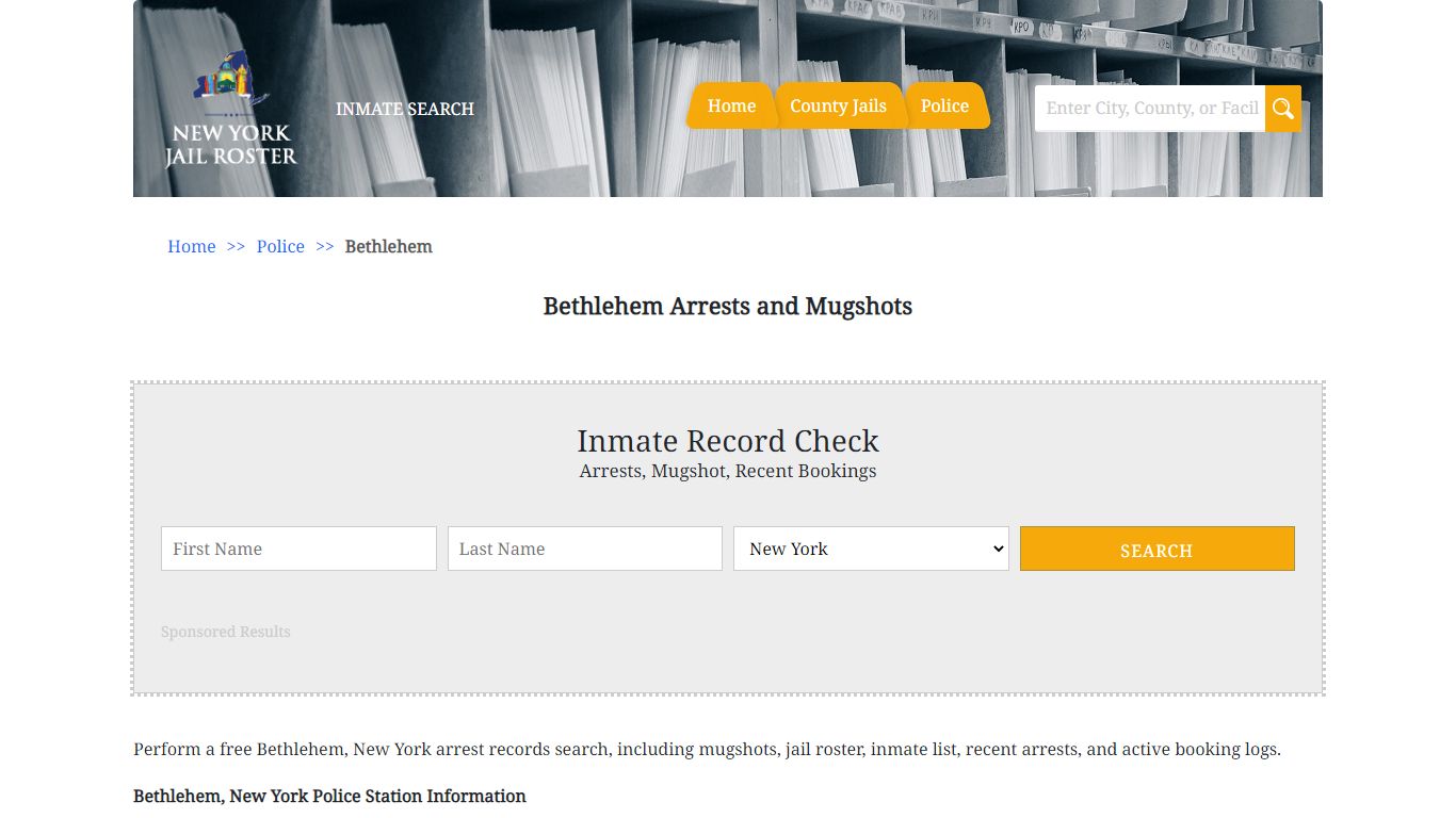 Bethlehem Arrests and Mugshots | Jail Roster Search